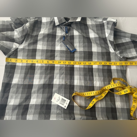 Kenneth Cole Reaction Men’s Plaid Shirt sz 16.5 34-35 NWT - Picture 8 of 9